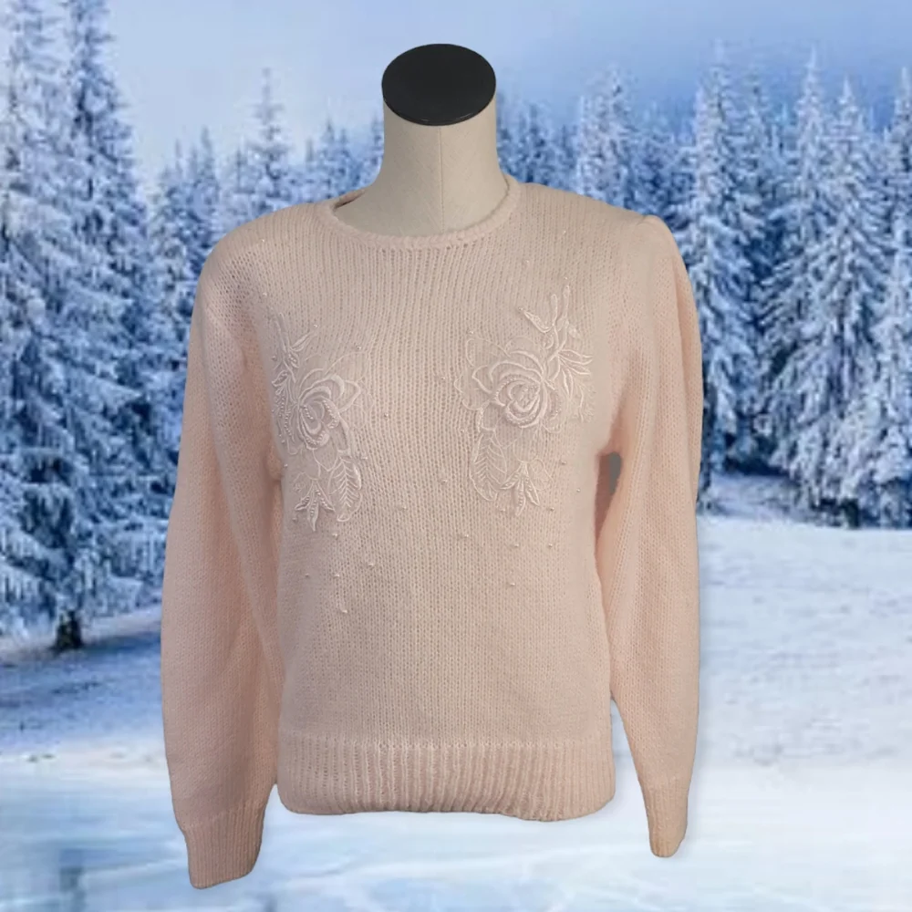 80s Pink Sweater